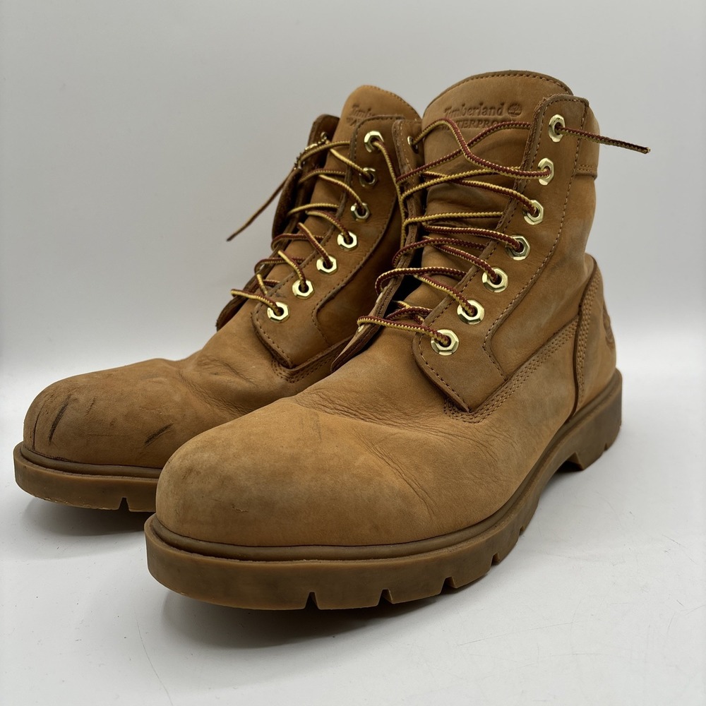 Timberland Classic 6 Inch Boot Men's Size 10 M Wheat Nubuck Hiking Work Boot